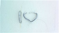 Orecchini Sommer Donna Cerchi in Oro bianco Zirconia SCATTINI CUORE ZIRC PI UT/Z - SCATTINI CUORE ZIRC PI UT/Z